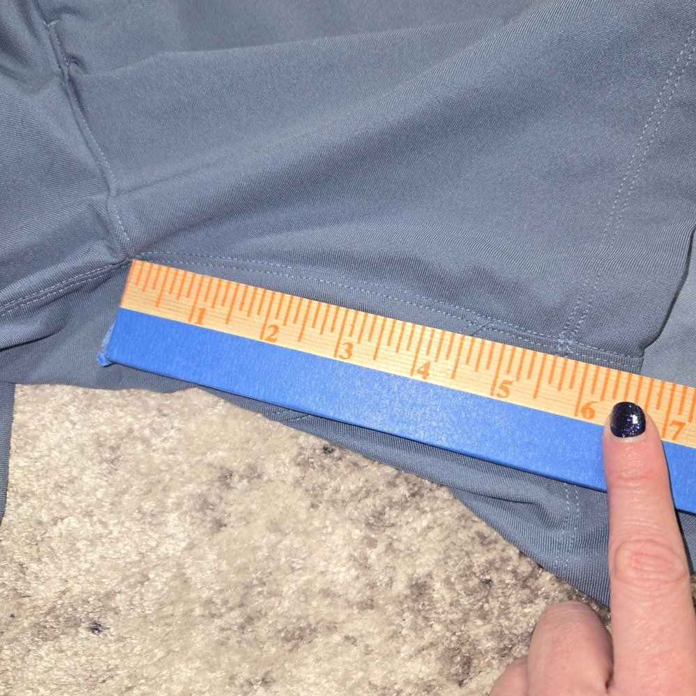 Lululemon M Slate Blue Performance Shorts 38" Waist 6.5" Inseam Athletic Golf - Picture 11 of 13